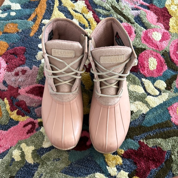 Sperry blush pink duck boots size 7 - Picture 2 of 7